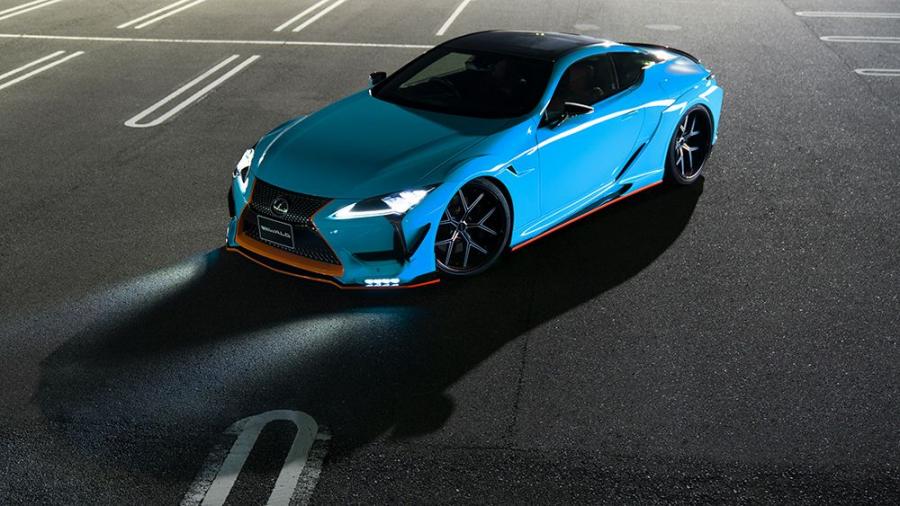  Lexus LC500 Semi-Gulf by Wald 2018 года  (фото 11 из 15)